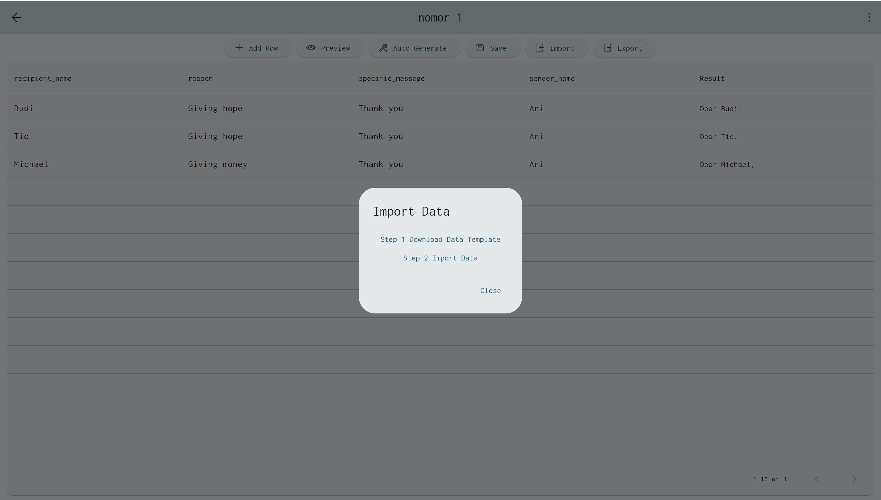 CSV/Excel Import